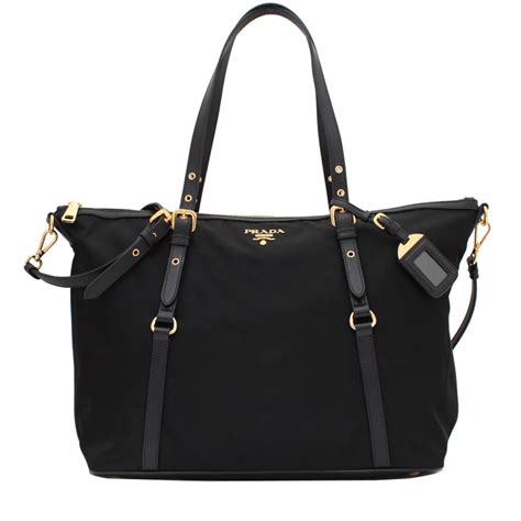 prada 4253|Prada BR4253 Tessuto Nylon & Soft Calf Leather Trim Top Zip .